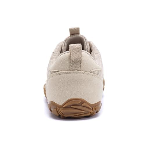 RUFONE Barefoot Hiking Shoes for Women and Men – Minimalist Trail & Walking Sneakers, Spacious Toe Box, Non-Slip, Khaki, 7 Women/5 Men — view 6