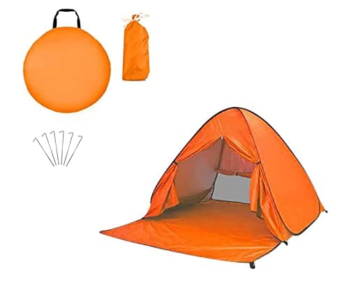Eplze Automatic Pop Up Beach Tent 2-3 Persons (Orange) — view 2