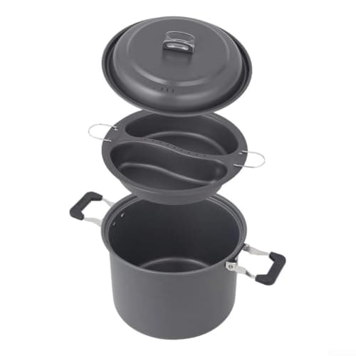 Collapsible 6L for camp Pot for Hiking Backpacking Collapsible
