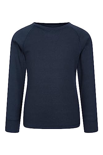 Mountain Warehouse Talus Kids Plain Base Layer Set Navy (Se 9-10y — view 2