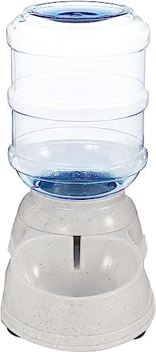 Amazon Basics Dog and Cat Water Feeder, Small, 1 Gallon (3.8 liters), Transparent — view 3