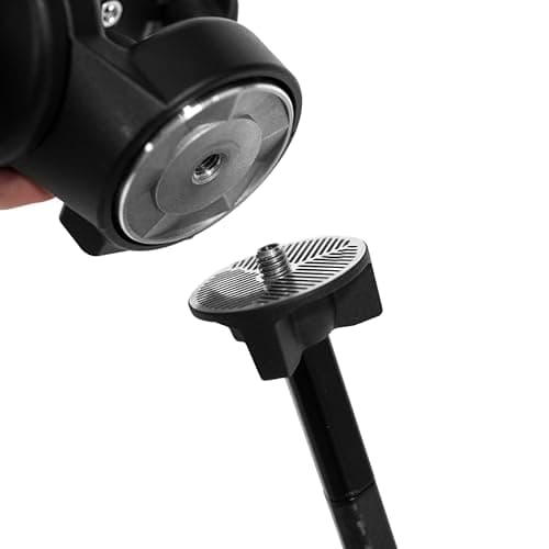 Peak Design Universal Head Adapter for Travel Tripod, 3/8" Thread Mount for 3rd Party Heads, Compatible with Carbon & Aluminum Travel Tripods, Includes Hex Wrench, Use Travel Tripod Legs with Any Head — view 3