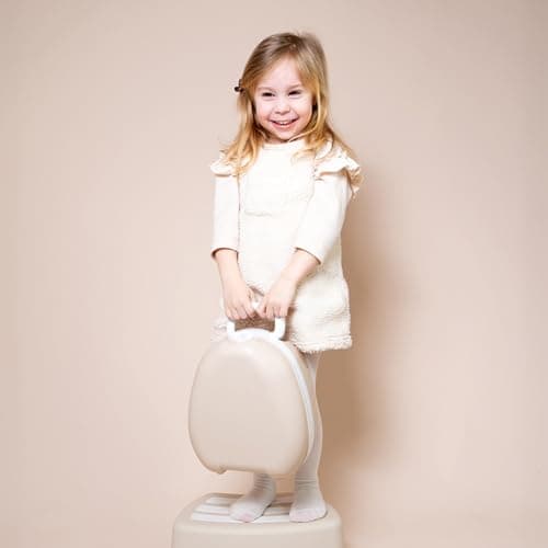 My Carry Potty - Natural Beige Travel Potty, Award-Winning Portable Toddler Toilet Seat for Kids to Take Everywhere — view 2