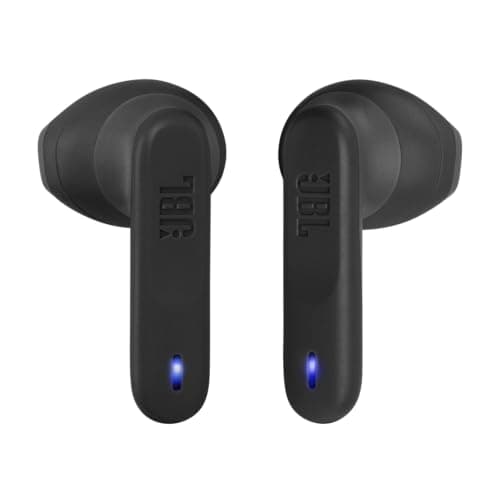 JBL Wave Flex In-Ear Wireless Earphones with IP54 and IPX2 Waterproofing, TalkThru and AmbientAware Technology and 32-Hour Battery Life, Black — view 2