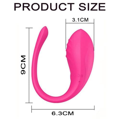 Wireless L.ove E.GGS Vibratiers Women's Mini Vibrat.o.rs Vibrating Massage Tools for Date Night Wearable Vibrabrater for Women Remote Control Bluetooth App Vibrabrater Small HY15 — view 3