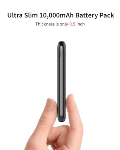 OKZU 5V 2A 10000mAh Power Bank for Heated Gilet Vest, Thin, Lightweight Compact USB C Portable Charger,Battery Pack for heated clothes — view 5
