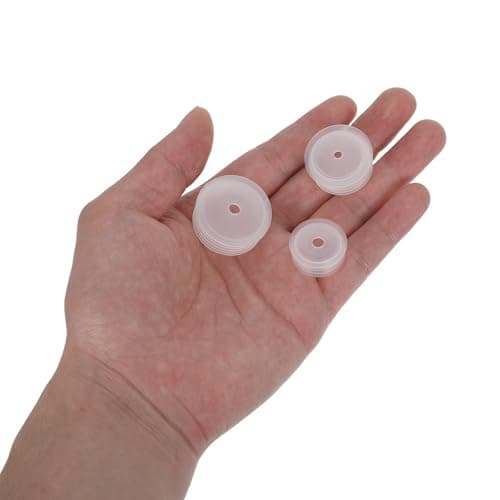 KHBUAB Liquid Medicine Dosing Press-In Bottle Adapter Plug 150Pcs Multi-Size Oral Dispenser Insert with Anti-Leak Stopper for Pediatric and Use — view 4