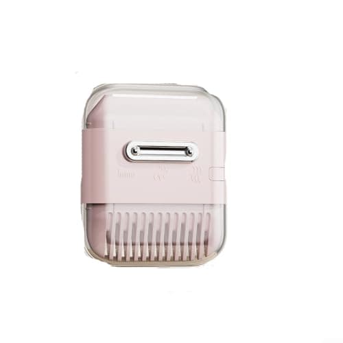 6 in 1 Hair Trimmer Comb Adjustable Cutting Tool for Men Women Kids - Multi Function Styling Kit with Thinning & Bangs - Portable Grooming Set for Home Travel Salon Use(Pink)