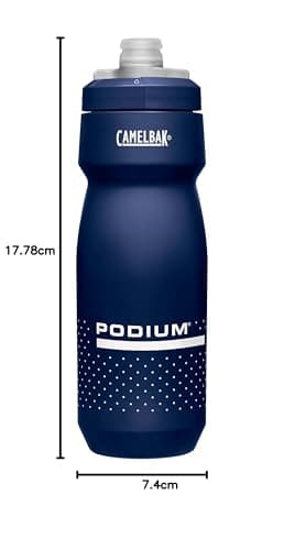 Camelbak PODIUM 710 ml – bike bottle – self-sealing cap – leak-proof – BPA-free – easy to clean – Blue/Navy, size: OS — view 3