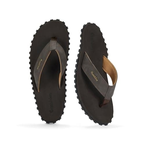 Gumbies Vegovert Flip-Flops | Unisex Flip-Flops with Bloom® Foam Footbed & Recycled Rubber Outsole | Lightweight, Soft & Comfortable Summer Sandals | Brown | EU 41 — view 5