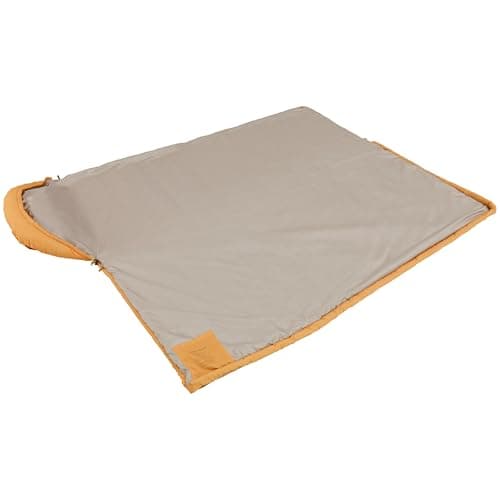 Outwell Campion Single Sleeping Bag – 3-Season Premium Rectangular Family Camping, Soft & Warm, Built-In Pillow, Comfort Hood - for Camping, Hiking, Campervan, Festivals (Campion Prime (Yellow)) — view 4