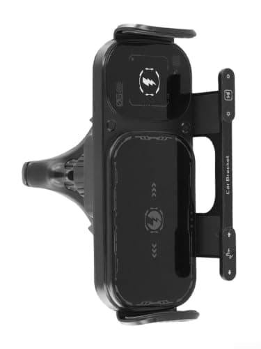 15W Wireless Car Holder 155mm Size for Folding Smartphones 15W(Black) — view 3