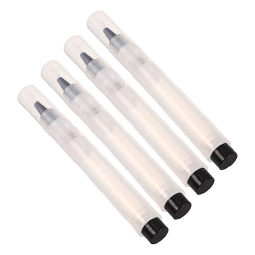 VALICLUD 4pcs Travel Size Refillable Lotion Bottle 7ml Airless Pump Container for Foundation and Essence with Leak-proof Plastic and Nylon Material for Beauty Routine and Travel
