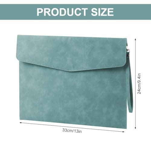 OFFCUP Envelope Documents, A4 Leather File Folder, Portable PU Document Bag — view 2