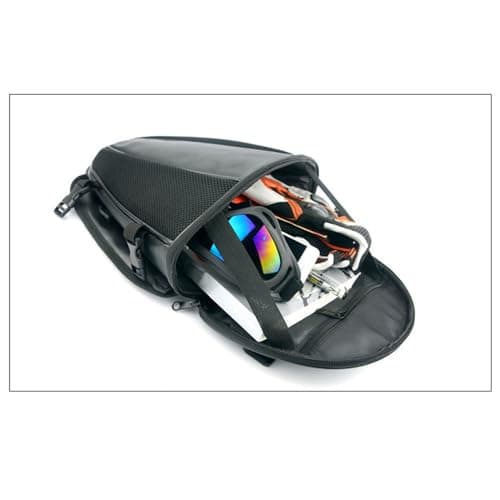 AAWEI Motorbike Rear Seat Bag for Royal Enfield Himalayan 450,Waterproof Motorcycle Tail Bag Luggage,Small Size Large Capacity,Breathable Mesh Outdoor Riding Pack — view 6
