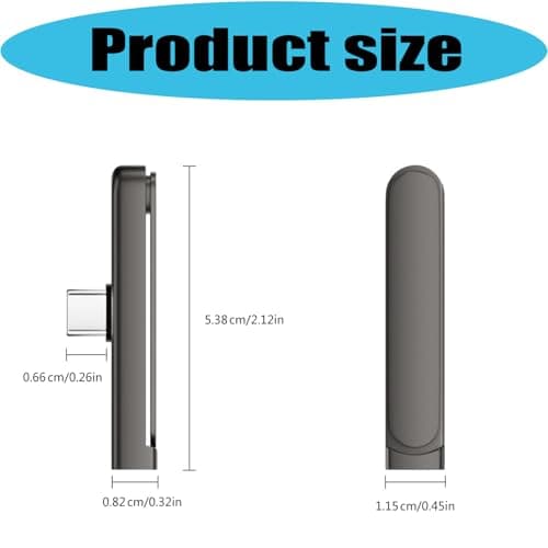 Foldable Phone Stand with 240W Fast Charging Adapter Phone Charging Holder Metal Texture for Travel and Offices Use Tablet Stand — view 2