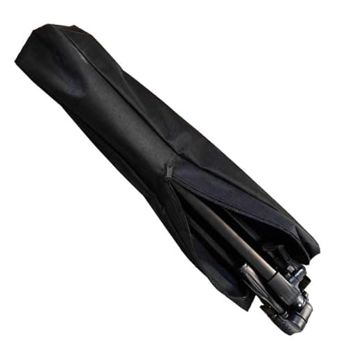 ZGUZMCMK 35x7cm Polyester Tripod Carrying Case, Tripod Travel Pouch, Photography Gear Organizer, Waterproof Storage Bag for Selfie Sticks Monopods, Lightweight Organizer with Shoulder Strap, Black — view 3