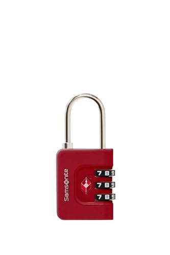 Samsonite TA Revolution - TSA Combination Lock with 3-Digit Code, Secure Luggage Lock for suitcases & Bags, Suitcase Lock, Red — view 2