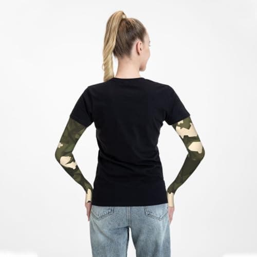 GDSHJKLW Army Camouflage Arm Sleeves Cooling Compression Sleeves Uv Blocking Arm Covers — view 6
