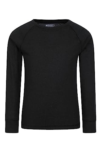 Mountain Warehouse Talus Kids Techtherm Base Layer Top Black (0 2-3y