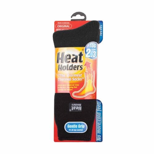 HEAT HOLDERS - Mens & Womens 2.3 Tog Original Thermal Socks | 3 Sizes | Thick Warm Fluffy Insulated Socks for Winter | Ideal for Raynauds (6-11, Black) — view 4