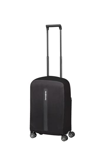Samsonite TA Revolution - Foldable protective cover for S-size suitcases, suitcase cover suitable for 55 cm, travel suitcase protection, with reflective detail, Black — view 5