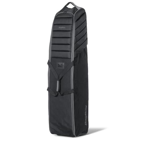 BagBoy T-720 Golf Travel Cover Bag Wheeled Flight Case Golf Club Protector, Black