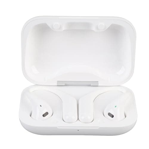 RiToEasysports Real Time Translation Earbuds, Noise Cancelling Bluetooth Translator Earphones with Multiple Language Support for Travel Business (White)