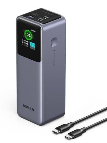 UGREEN Nexode 200W 25000mAh Power Bank Smart Display Portable Charger
