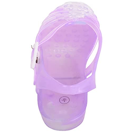 ABSOLUTE FOOTWEAR Womens Casual Summer Holiday Beach Jelly Sandals Shoes, Lilac, UK 6 / EU 39 — view 3