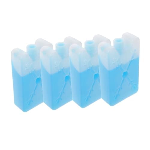 Gogogmee Ice Cooling Pack 4pcs Rubber Leak-proof Blue for Food