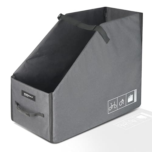 Rhinowalk Folding Bike Storage Box for Brompton Folding Bicycle Foldable Car Trunk Organizer Case for Bike Transportation Bike Travel Bag — view 2