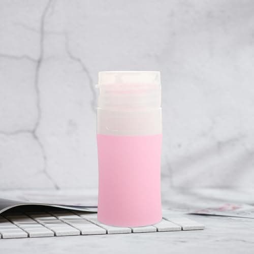 GLEAVI Travel Size Silicone Shampoo Bottle 38ml Leakproof Pink Travel Lotion Sub Packing Bottle Portable Toiletries — view 6