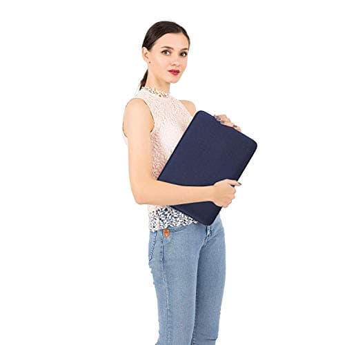 MOSISO 13.3 inch Laptop Case Neoprene Sleeve with Small Bag,Navy Blue — view 5