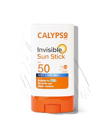 Calypso Invisible Sun Stick, SPF50 Sun Protection for Wet and Dry Skin- 15g