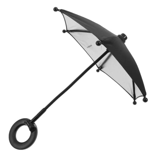 Mini Sun Umbrella for Phone with Magnetic Attachment and Bendable Arm