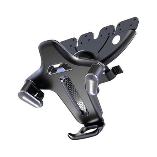 Car Holder For Phone With Music Slot Adjustable Automatic Clamp