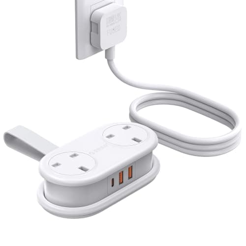 ORICO PD 20W Extension Lead 1.11M with 3 USB Slots (1 USB C) White, AP3PRO