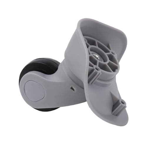 1 Pair Grey 91x97x49mm DIY Luggage Swivel Wheel Replacement Left&Right W041 — view 2