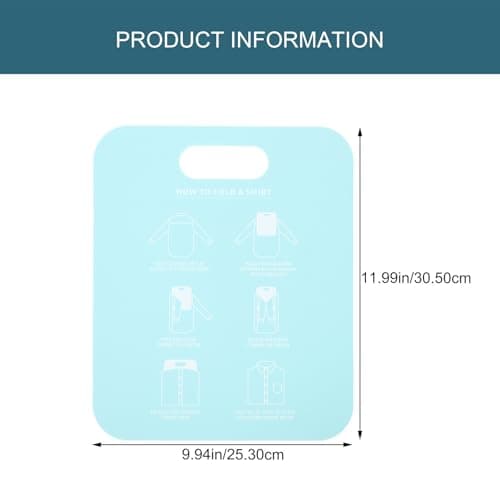 2pcs PP Clothes Folding Board, Portable Shirt Folder for Home Travel — view 2