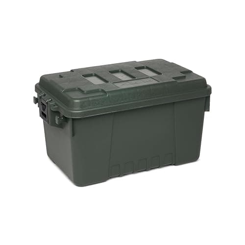 PLANO Sportsman's Trunk - Small 53ltr,Olive Drap Green, Military-Grade Storage Box with Lid, Heavy Duty, Large, Camping & Army Storage Trunks, Perfect for Hunting, Paintball, Airsoft or Home Storage