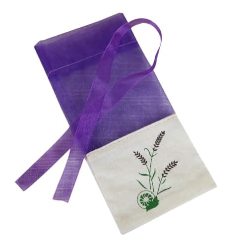 Lavender Sachet Bags 6pcs Cotton Ribbon Pouches for Travel