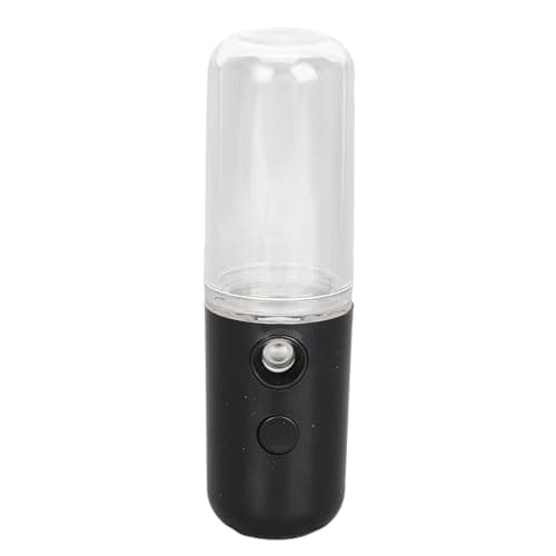 Stylebest Face Nano Mist Sprayer Portable Moisturizing Hydrator for Daily Hydration Compact Travel Size 50ml ABS (Black) — view 6