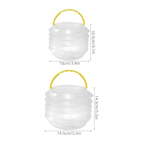 Collapsible Paint Brush Washer Bucket with Handle, Portable Art Tool — view 2