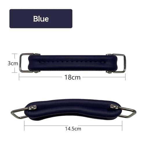 Luggage Handle 2Pcs Colorful Luggage Handle Replacement, Durable Spare Parts Compatible with Suitcase(Blue) — view 2