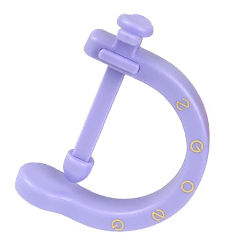 Portable Manual Massage Tool with Knob Massage for Foot, Purple