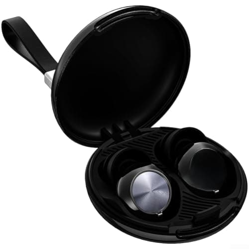 Adjustable Noise Cancelling Earplugs Soft Silicone Sleeping Aids for Snoring Concerts Study Travel(Black)