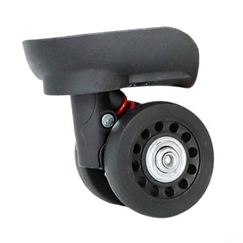 Suitcase Replacement Wheels 2 Pack Heavy Duty Luggage Wheel Repair Kit Silent Rolling Castors for Travel Trolley 55mm Diameter — view 4