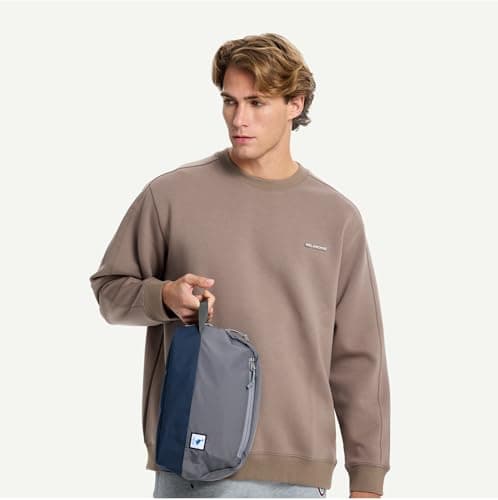 Travel Toiletry Bag 8L, Large Wash Bag with Waterproof TPU Wet/Dry Compartment — view 2