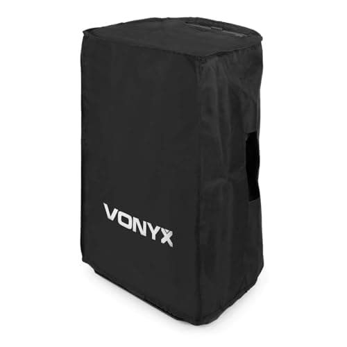 VONYX SC12B 12-Inch Speaker Cover Protective Carry Case with Handle Opening - Durable Nylon PA Speaker Bag for AP & VSA Speakers, DJ Travel Covers with Accessory Pocket, Black — view 5